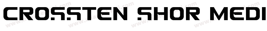 Crossten Shor Medium字体转换
